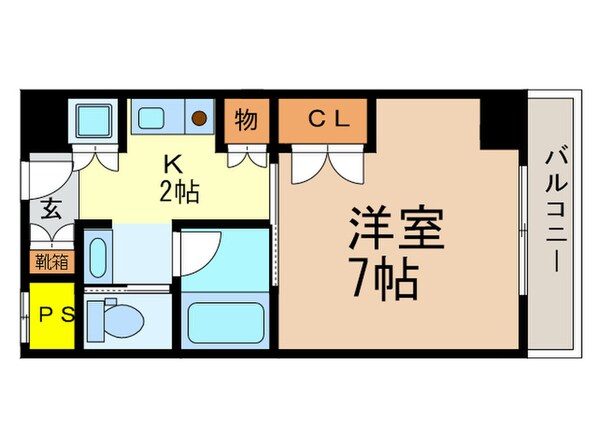 プログレンス栄の物件間取画像